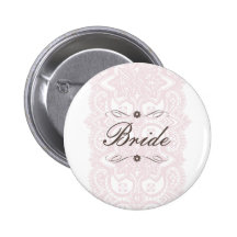 Fleur de Bouton-Cru de jeune mariée Badges