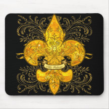 Fleur de Guardian Mouse Pad