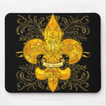 Fleur de Guardian Mouse Pad