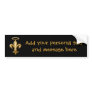 Fleur de Halo Bumper Stickers