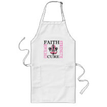 Fleur De Lis 3 Breast Cancer Aprons