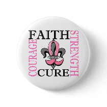 Fleur De Lis 3 Breast Cancer