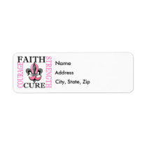 Fleur De Lis 3 Breast Cancer