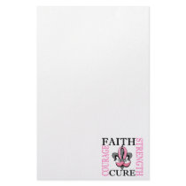 Fleur De Lis 3 Breast Cancer