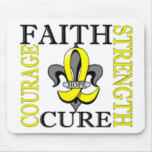 Fleur De Lis 3 Endometriosis Mousepad