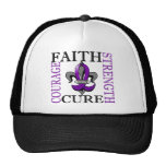 Fleur De Lis 3 Epilepsy Hats