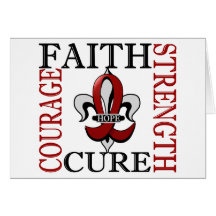 Fleur De Lis 3 Multiple Myeloma Card