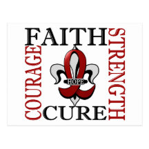 Fleur De Lis 3 Multiple Myeloma Post Cards