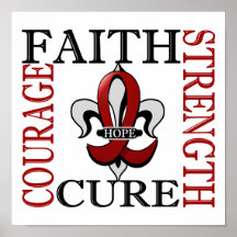 Fleur De Lis 3 Multiple Myeloma Poster