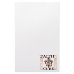 Fleur De Lis 3 Uterine Cancer stationery