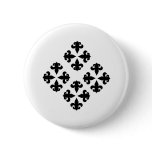 Fleur De Lis 7 Button