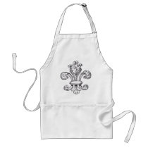 fleur de lis aprons