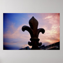 Fleur de Lis at Dusk [Print]
