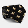 Fleur de lis/black Tie