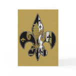 Fleur de lis Bling Greeting Cards