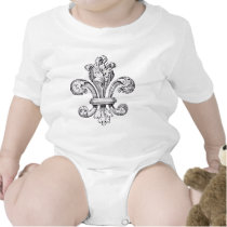fleur de lis bodysuit