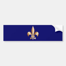 Fleur de lis bumper sticker
