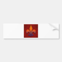 Fleur De Lis Bumper Stickers