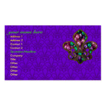 Fleur de Lis business card template
