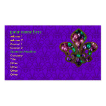 Fleur de Lis business card template