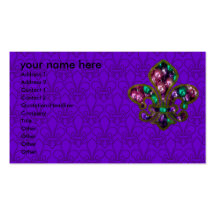 Fleur de Lis business card template