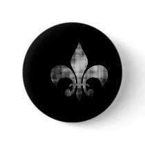Fleur-de-lis Pinback Button