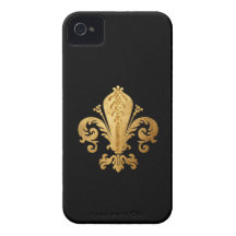 Fleur_de_lis Coques Case-Mate iPhone 4