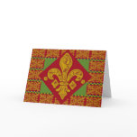 Fleur De Lis Christmas cards