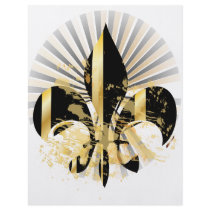 Fleur de Lis, customizable text Custom Flyer