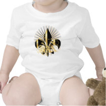 Fleur de Lis, customizable text Shirt