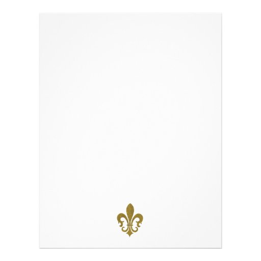 FLEUR DE LIS CUSTOMIZED LETTERHEAD