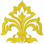 Fleur De Lis Embroidered Hoodie