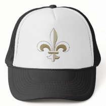 Fleur de lis - Gold Trucker Hat