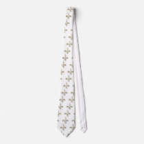 Fleur de lis - Gold Neckties
