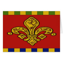 Fleur De Lis Greeting Cards