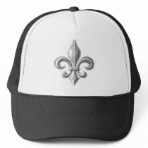 Fleur de Lis Mesh Hat