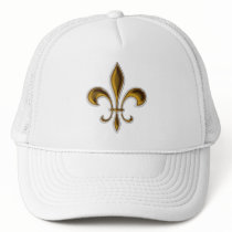 Fleur De Lis Trucker Hat