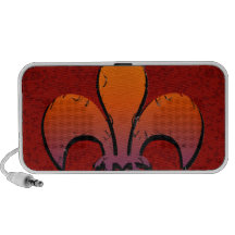 Fleur De Lis Haut-parleur Ordinateur Portable