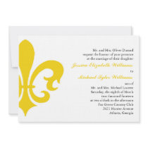 Fleur de Lis Invite