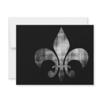 Fleur-de-lis Custom Announcement