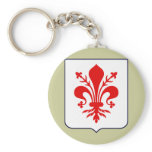 Fleur de lis, Italy Key Chains