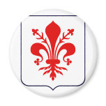 Fleur de lis, Italy Refrigerator Magnet