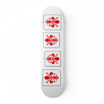 Fleur de lis, Italy Skate Board Decks