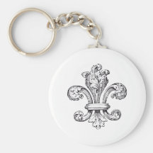 fleur de lis key chains