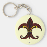 Fleur de lis key chains