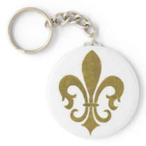 FLEUR DE LIS KEY CHAIN