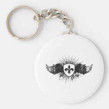 Fleur De Lis Keychain