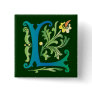 Fleur-de-lis L Monogram Pin