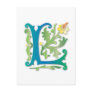 Fleur-de-lis L Monogram Post Cards