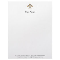 Fleur De Lis Letterhead Template